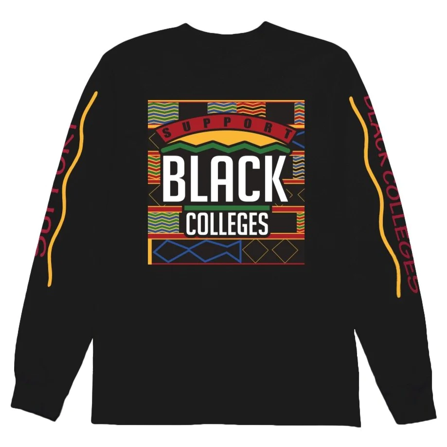 Support Black Colleges Long Sleeve T-Shirt Collection